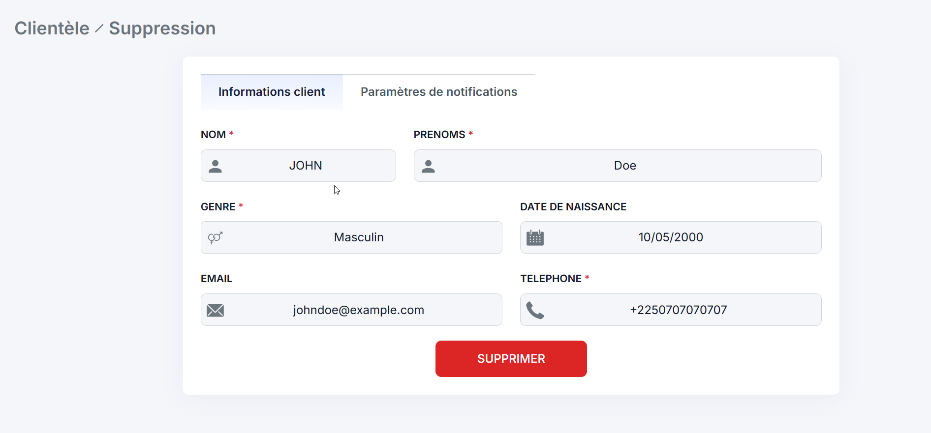 delete form delete form