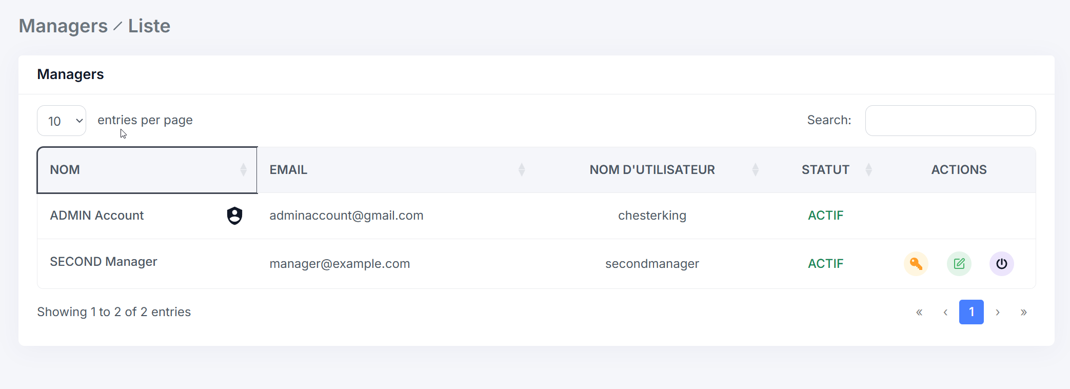 List manager